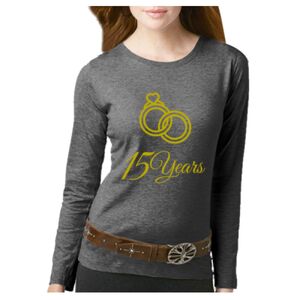 Women's Long Sleeve Premium Jersey Tee Thumbnail