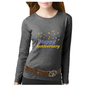 Women's Long Sleeve Premium Jersey Tee Thumbnail