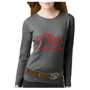 Women's Long Sleeve Premium Jersey Tee Thumbnail