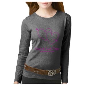 Women's Long Sleeve Premium Jersey Tee Thumbnail