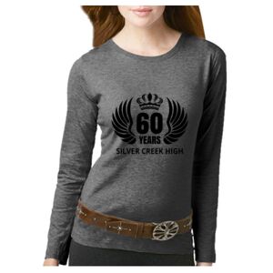 Women's Long Sleeve Premium Jersey Tee Thumbnail