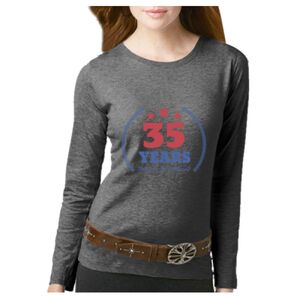 Women's Long Sleeve Premium Jersey Tee Thumbnail