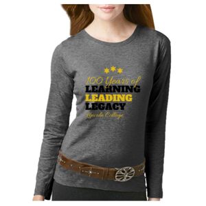 Women's Long Sleeve Premium Jersey Tee Thumbnail