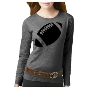 Women's Long Sleeve Premium Jersey Tee Thumbnail
