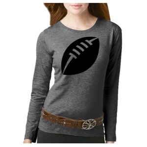 Women's Long Sleeve Premium Jersey Tee Thumbnail