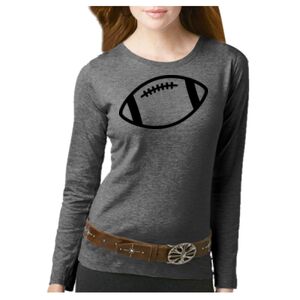 Women's Long Sleeve Premium Jersey Tee Thumbnail