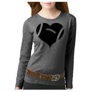 Women's Long Sleeve Premium Jersey Tee Thumbnail
