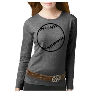 Women's Long Sleeve Premium Jersey Tee Thumbnail