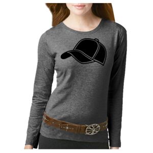 Women's Long Sleeve Premium Jersey Tee Thumbnail