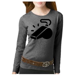 Women's Long Sleeve Premium Jersey Tee Thumbnail