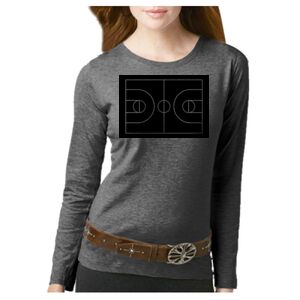 Women's Long Sleeve Premium Jersey Tee Thumbnail