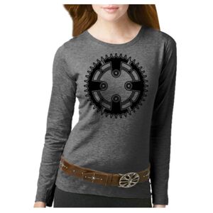 Women's Long Sleeve Premium Jersey Tee Thumbnail