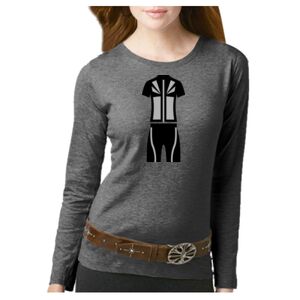 Women's Long Sleeve Premium Jersey Tee Thumbnail