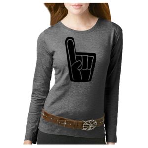 Women's Long Sleeve Premium Jersey Tee Thumbnail