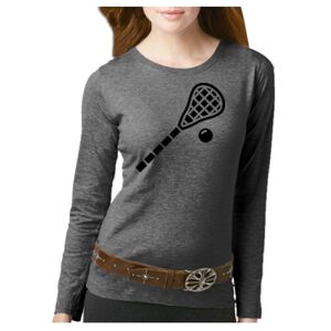 Women's Long Sleeve Premium Jersey Tee Thumbnail