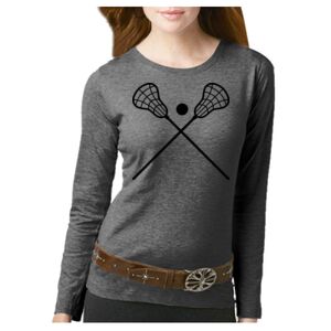 Women's Long Sleeve Premium Jersey Tee Thumbnail