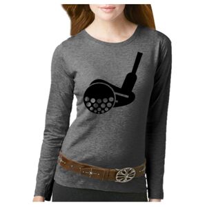 Women's Long Sleeve Premium Jersey Tee Thumbnail