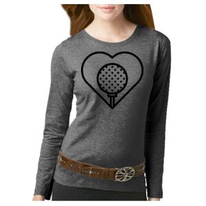 Women's Long Sleeve Premium Jersey Tee Thumbnail