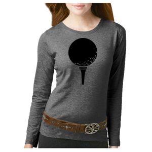 Women's Long Sleeve Premium Jersey Tee Thumbnail