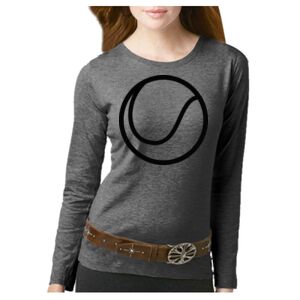 Women's Long Sleeve Premium Jersey Tee Thumbnail