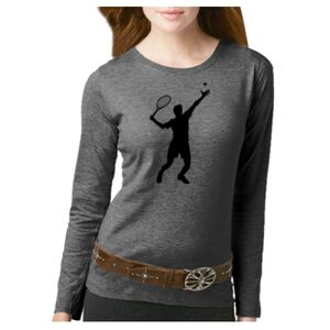 Women's Long Sleeve Premium Jersey Tee Thumbnail