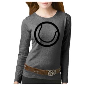 Women's Long Sleeve Premium Jersey Tee Thumbnail