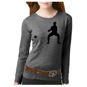 Women's Long Sleeve Premium Jersey Tee Thumbnail