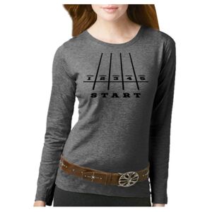 Women's Long Sleeve Premium Jersey Tee Thumbnail