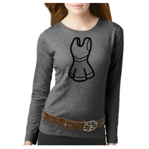 Women's Long Sleeve Premium Jersey Tee Thumbnail
