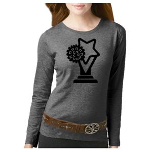 Women's Long Sleeve Premium Jersey Tee Thumbnail