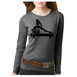 Women's Long Sleeve Premium Jersey Tee Thumbnail