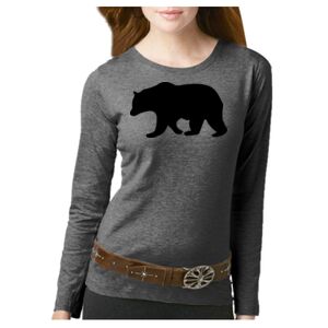 Women's Long Sleeve Premium Jersey Tee Thumbnail