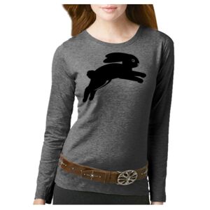 Women's Long Sleeve Premium Jersey Tee Thumbnail