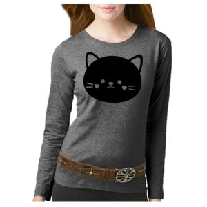 Women's Long Sleeve Premium Jersey Tee Thumbnail