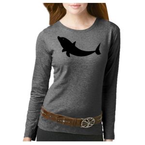 Women's Long Sleeve Premium Jersey Tee Thumbnail