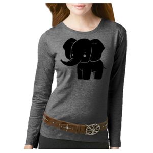 Women's Long Sleeve Premium Jersey Tee Thumbnail