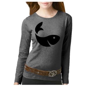 Women's Long Sleeve Premium Jersey Tee Thumbnail