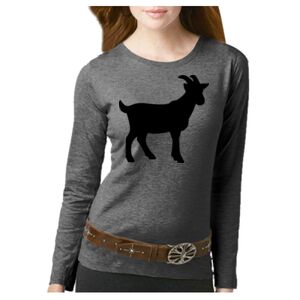 Women's Long Sleeve Premium Jersey Tee Thumbnail