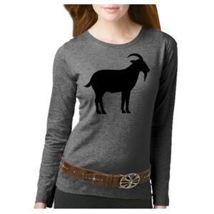Women's Long Sleeve Premium Jersey Tee Thumbnail