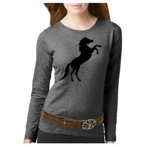 Women's Long Sleeve Premium Jersey Tee Thumbnail