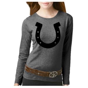 Women's Long Sleeve Premium Jersey Tee Thumbnail