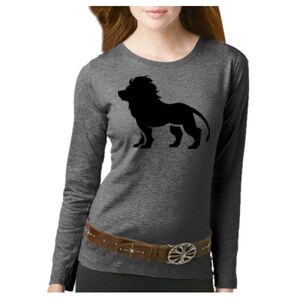 Women's Long Sleeve Premium Jersey Tee Thumbnail