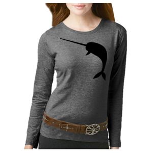 Women's Long Sleeve Premium Jersey Tee Thumbnail