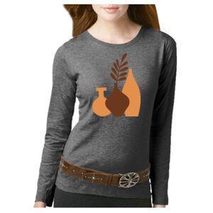Women's Long Sleeve Premium Jersey Tee Thumbnail
