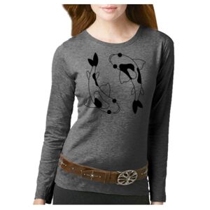 Women's Long Sleeve Premium Jersey Tee Thumbnail