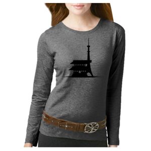Women's Long Sleeve Premium Jersey Tee Thumbnail