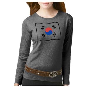Women's Long Sleeve Premium Jersey Tee Thumbnail