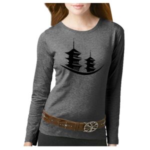 Women's Long Sleeve Premium Jersey Tee Thumbnail