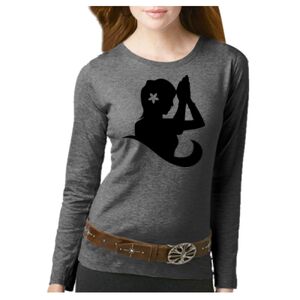 Women's Long Sleeve Premium Jersey Tee Thumbnail