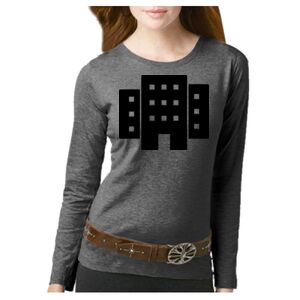 Women's Long Sleeve Premium Jersey Tee Thumbnail